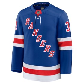 Miesten NHL New York Rangers Pelipaita Fanatics Premium Igor Shesterkin Koti 2024-25 Sininen